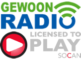 Gewoon Radio Licensed to Play Logo